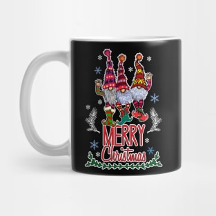 Cute Merry Christmas Gnomes Mug